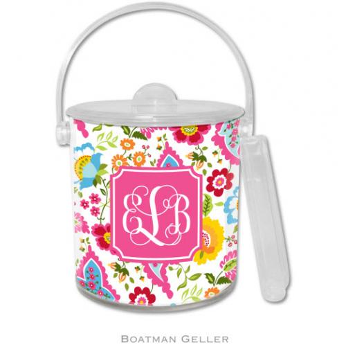 Personalized Ice Bucket Bright Floral   Home & Garden > Kitchen & Dining > Barware > Coasters