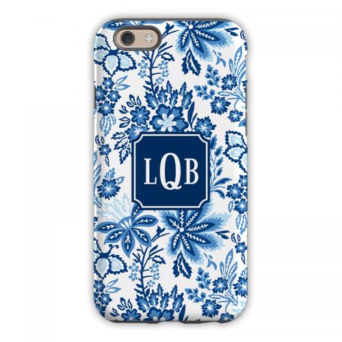 Personalized Phone Case Classic Floral Blue   Electronics > Computers > Computer Accessories > Handheld Device Accessories > E-Book Reader Accessories > E-Book Reader Cases