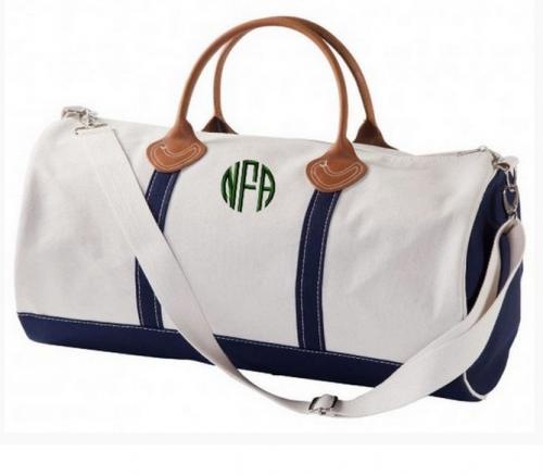  Large Round Personalized Travel Duffel   Luggage & Bags > Duffel Bags