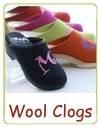 monogrammed clogs from the pink monogram