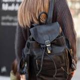 Personalized Extra Large Leather Backpack