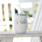 Bride Stainless Steel Tumbler With Lid