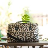 Monogrammed Leopard Wild Side Travel Bag