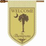 Personalized Pineapple And Khaki Flag