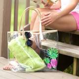 Clear Petite Pineapples Tote