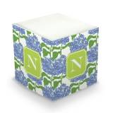 Personalized Sconset Blue Memo Cube