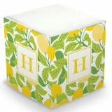 Personalized Lemons Memo Cube