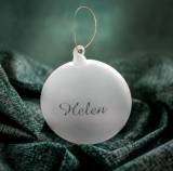 Personalized Flying Saucer Ornament