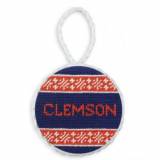 Clemson Fairisle Needlepoint Ornament