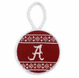 Alabama Fairisle Needlepoint Ornament