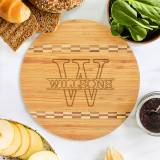 Personalized Name Round Bamboo Cutting Board