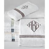 Matouk Monogrammed Bel Tempo Towel Sets