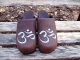 Brown Nubuck With Ohm In Light Blue- Yoga  . . . 