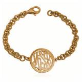 Monogrammed Chunky Bracelet With Bordered  . . . 