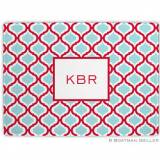 Kate Red & Teal Glass Cutting Board