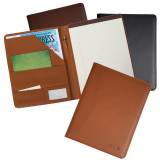 Personalized Embossed Leather Padfolio Folder