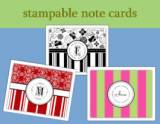 Stampable Note Cards From PSA Essentials