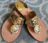 Gold With Gold Palm Beach Sandals