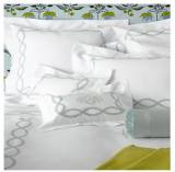 Matouk Providence Twin Duvet Cover  With  . . . 