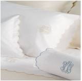 Scallop Sheet Fitted Twin No Monogram