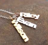 Multi Name Necklace In Silver, Rose Gold  . . . 