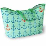 Monogrammed Canvas Anchor Tote 