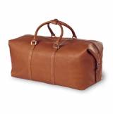 Personalized All Leather Cabin Duffel Tan,  . . . 