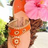 Clementine Classic Sandals With Gold Trim