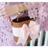 Charlotte Crossbody With Ribbon And Motif
