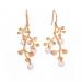 Pearl Blossom Gold Earrings