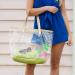 Clear Petite Pineapples Tote