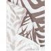 Matouk Zebra Palm Teak Brown Cotton Beach Towel