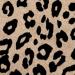 Monogrammed Leopard Burlap Zippered Pouch