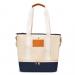 Boulevard Sonoma Small Shoe Compartment Tote Navy Accent