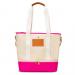 Boulevard Sonoma Small Shoe Compartment Tote Pink Accent