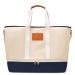 Boulevard Lara Large Shoe Compartment Tote Navy Accent