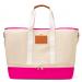 Boulevard Lara Large Shoe Compartment Tote Pink Accent