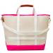 Boulevard Kennedy Medium Canvas Tote With Pink Accent