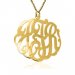 Monogrammed Pendant On Center Bale From The Pink Monogram