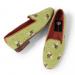By Paige Ladies Bumblebees On Lime Needlepoint Loafers