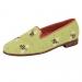 By Paige Ladies Bumblebees On Lime Needlepoint Loafers