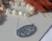 Oval Monogrammed Necklace