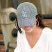 Monogrammed Houndstooth Ball Cap With Vine Font