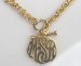 Monogrammed Toggle Necklace