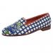 By Paige Blue Hydrangea Ladies Needlepoint Loafers 