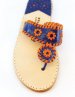 Palm Beach Classic Sandals In College Colors Blue And Orange - Go Gators