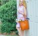 Monogrammed Leather Tote