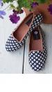 Needlepoint Navy And White Check Loafers Hand Stitched By Paige