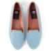 By Paige Woman's Blue Herringbone Needlepoint Loafers