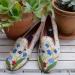 By Paige Bluebell Bouquet Ladies Needlepoint Loafers 